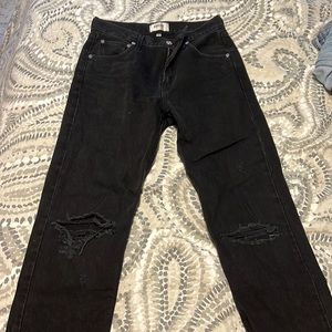 Agolde black ripped Jeans “Cherie” worn once